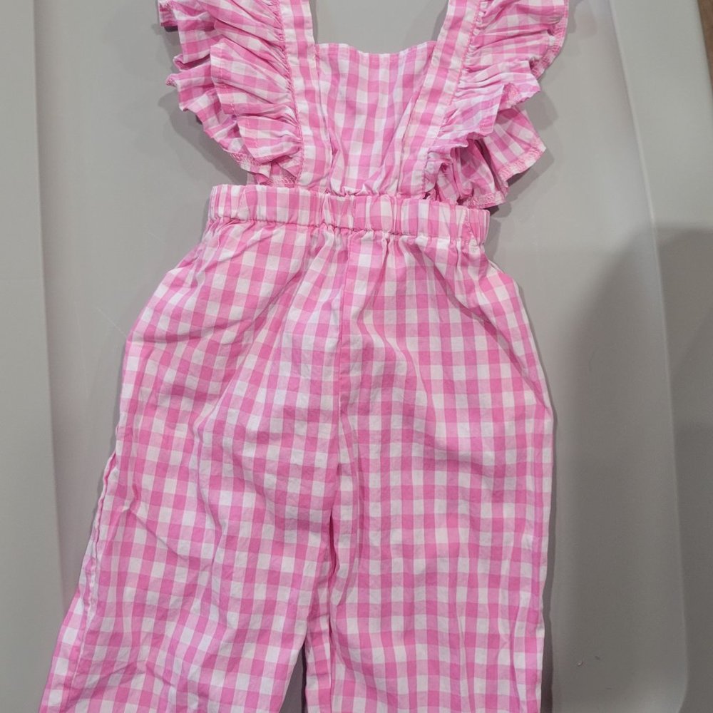 Pink Gingham Jumper
